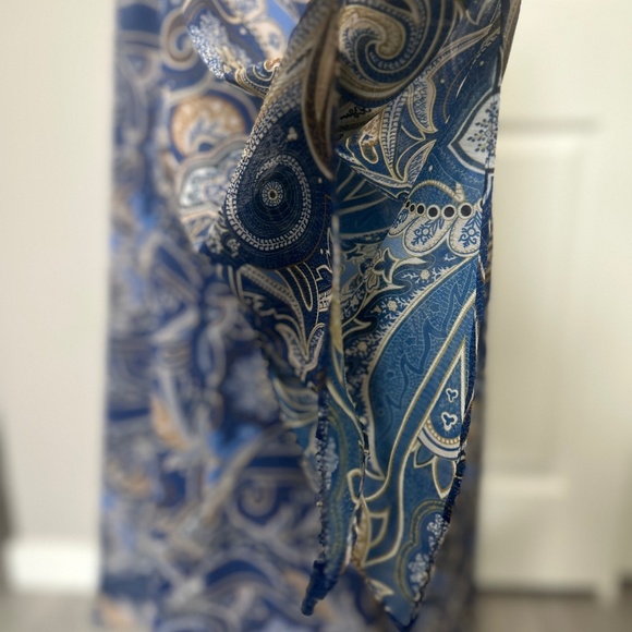 ALICE + OLIVIA Like-New Dreamy Women's Butterfly-Sleeve Mini Dress size L - Picture 6 of 10